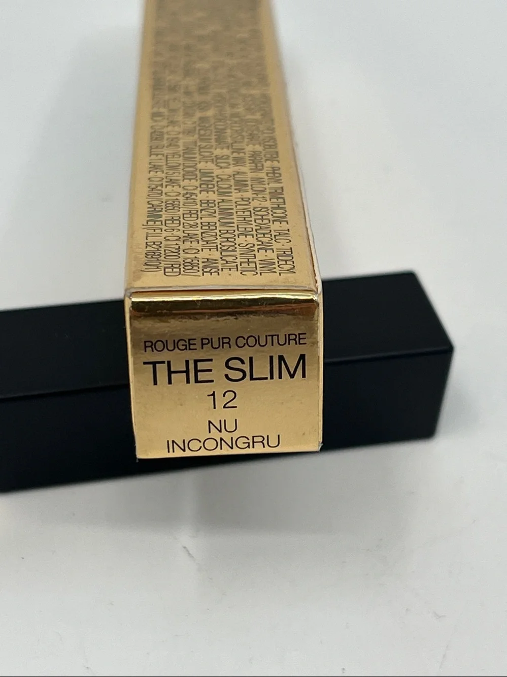 Yves Saint Laurent Rouge Pur Couture Slim Leather-Matte Lipstick 12 Nu Incongru